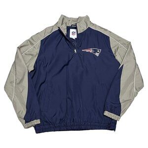 New England Patriots NFL Football Lightweight Windbreaker Track Jacket XL